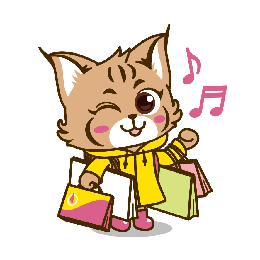 Belle the Bobcat Shopping