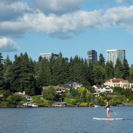 Bellevue Skyline & Lake Washington