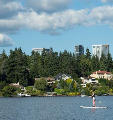 Bellevue Skyline & Lake Washington