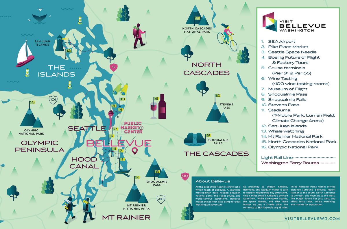 Bellevue Regional Map