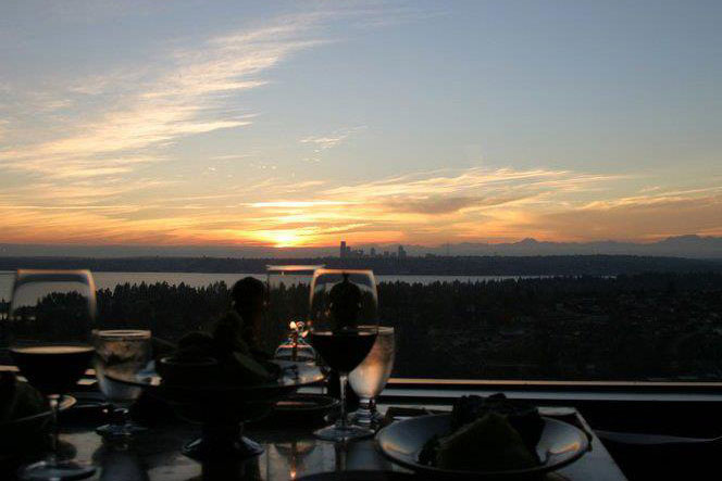 Daniel's Broiler Patio Sunset