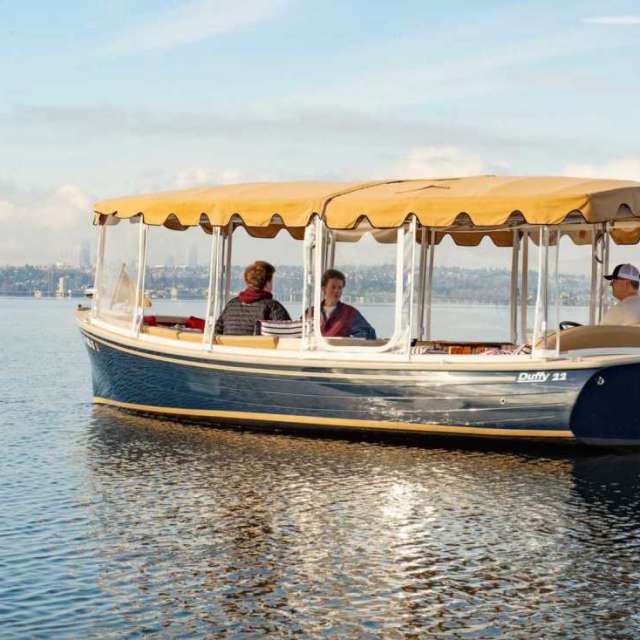 Duffy Boat on the Lake