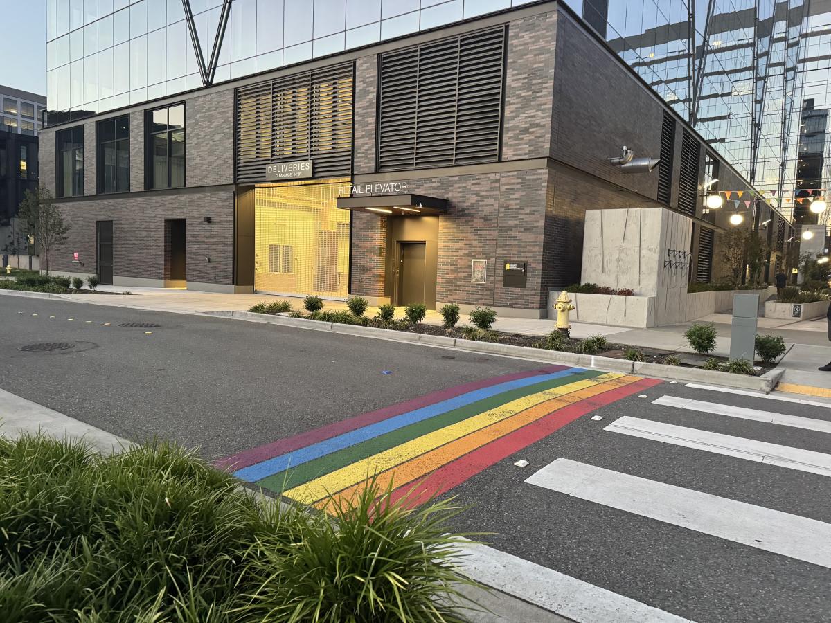 Spring District Rainbow Crosswalk