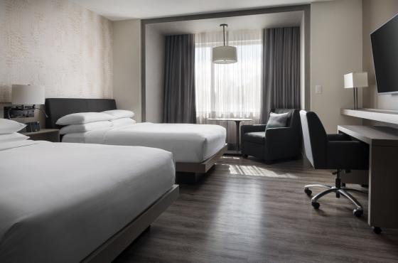 Double beds guestroom